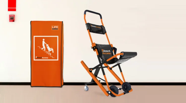 A photograph of the Direct Access Evacuation Chair.